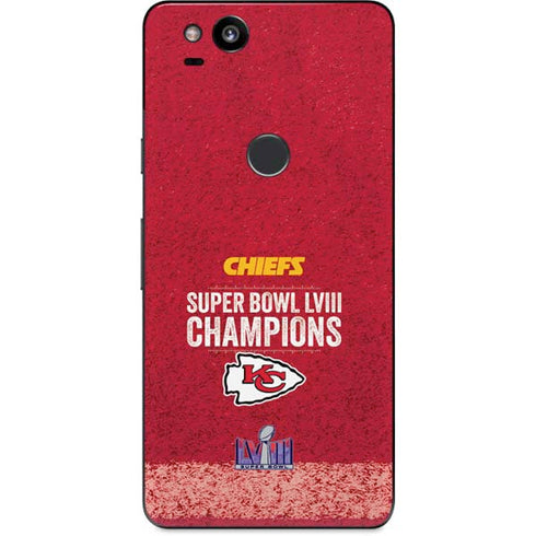 NFL Chiefs Super Bowl LVIII Champions Google Pixel 2 Skin